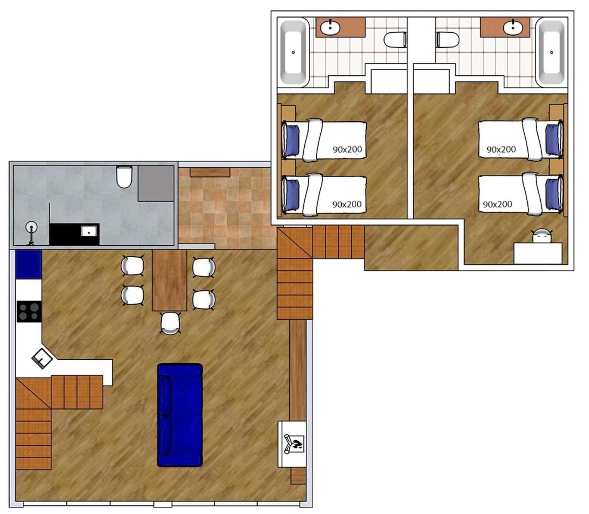 George Snow Apartments In New Gudauri - Fireplace, 50M To Gondola Lift 外观 照片